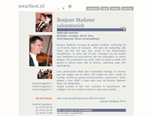 Tablet Screenshot of bonjour-madame-salonmuziek.uwartiest.nl